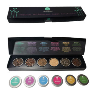 Six Premium Microgreens Seeds Kit (combination 1)